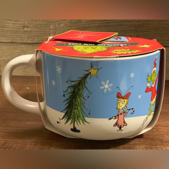 Grinch Stole Hot Chocolate Mug Set - NEW - Picture 2 of 4